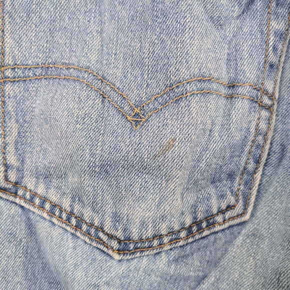 Levi's 516 Men's Straight Jeans Blue 38x34 5-Pocket Medium Wash Cotton - Picture 8 of 14